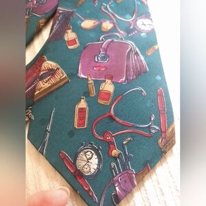 Vintage Tie Gift For Medical Doctor Student Christmas Birthday Holiday
